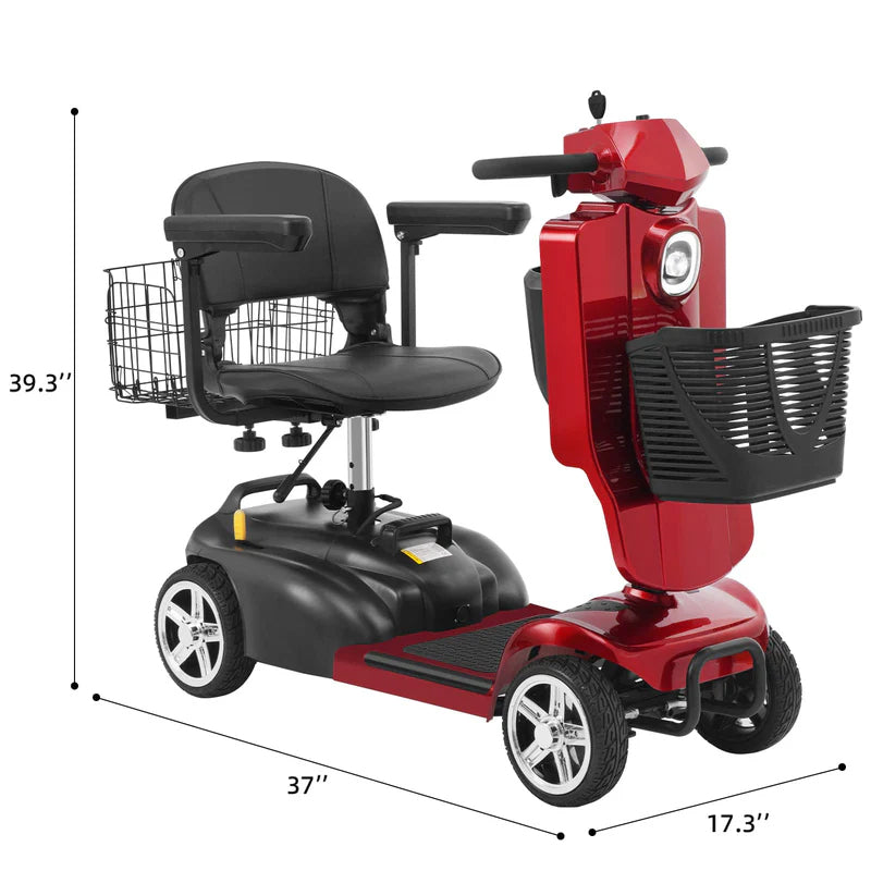 Ecomobi MS02 Pro Folding Mobility Scooter - 30 Miles Range - 21.5st Capacity - Road Legal