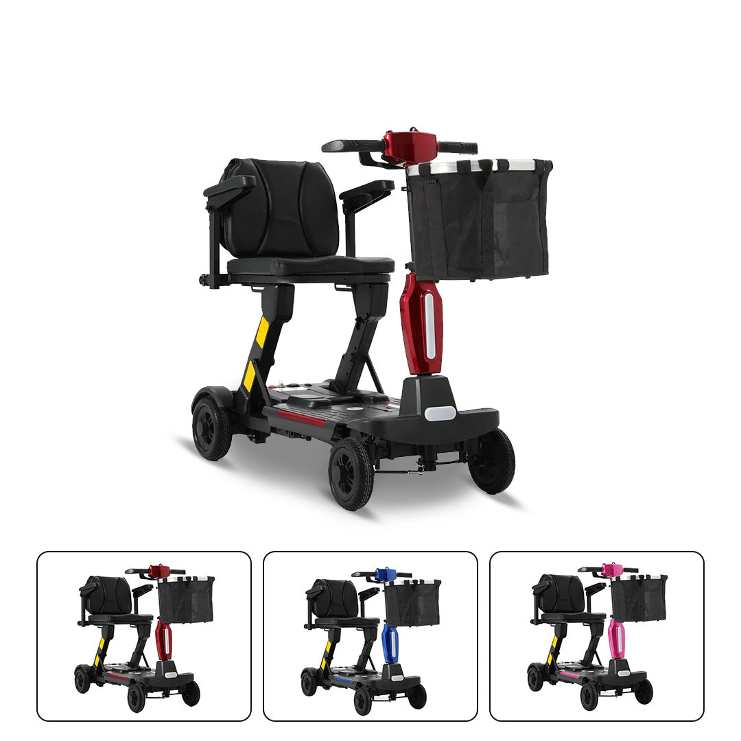 Ecomobi MS02-F Ultra Automatic Folding Mobility Scooter - 15 Miles (24km) Range - Flight Safe