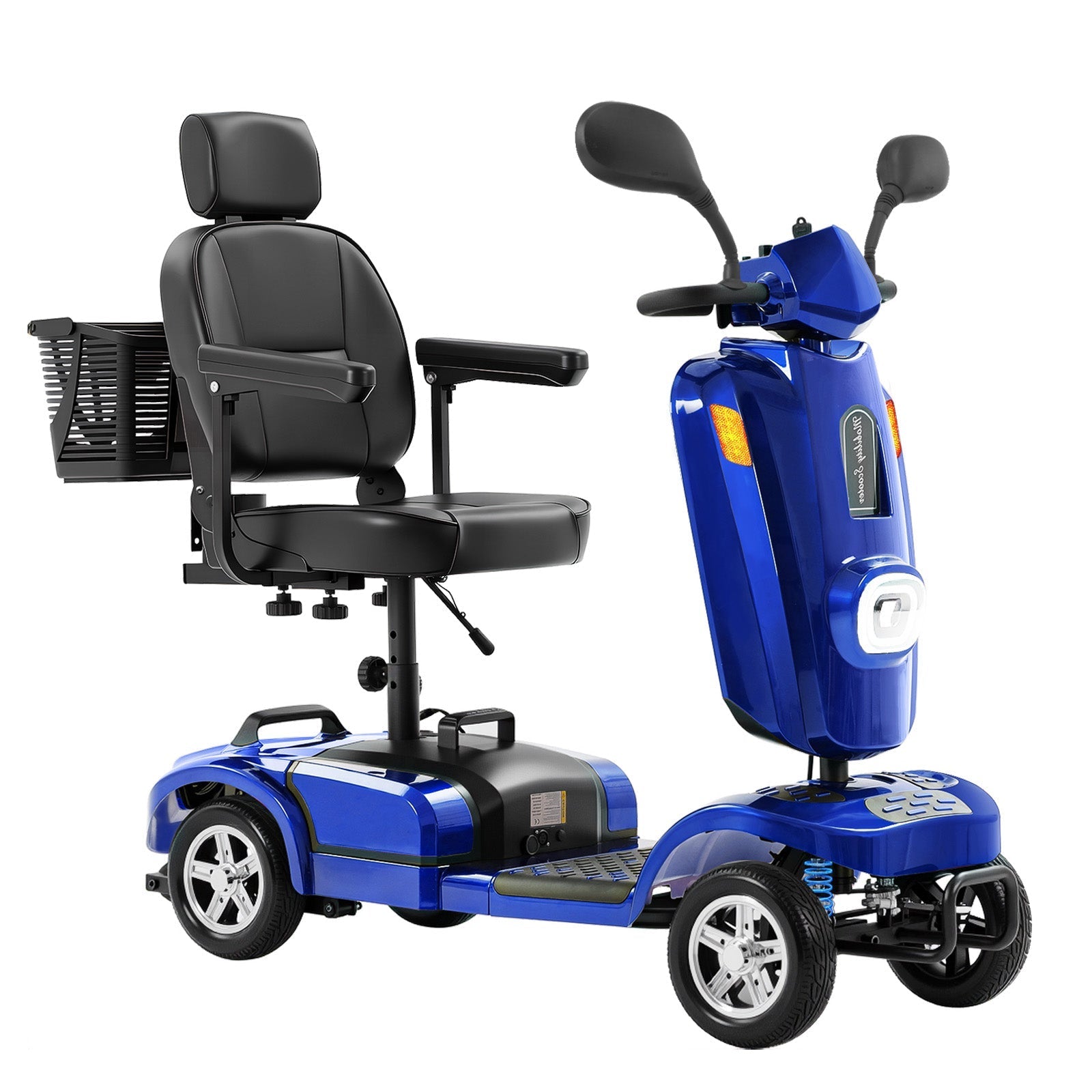 Ecomobi MS02 Plus Heavy Duty Mobility Scooter - 26 Miles Range - 28st - Class 3 Road Legal
