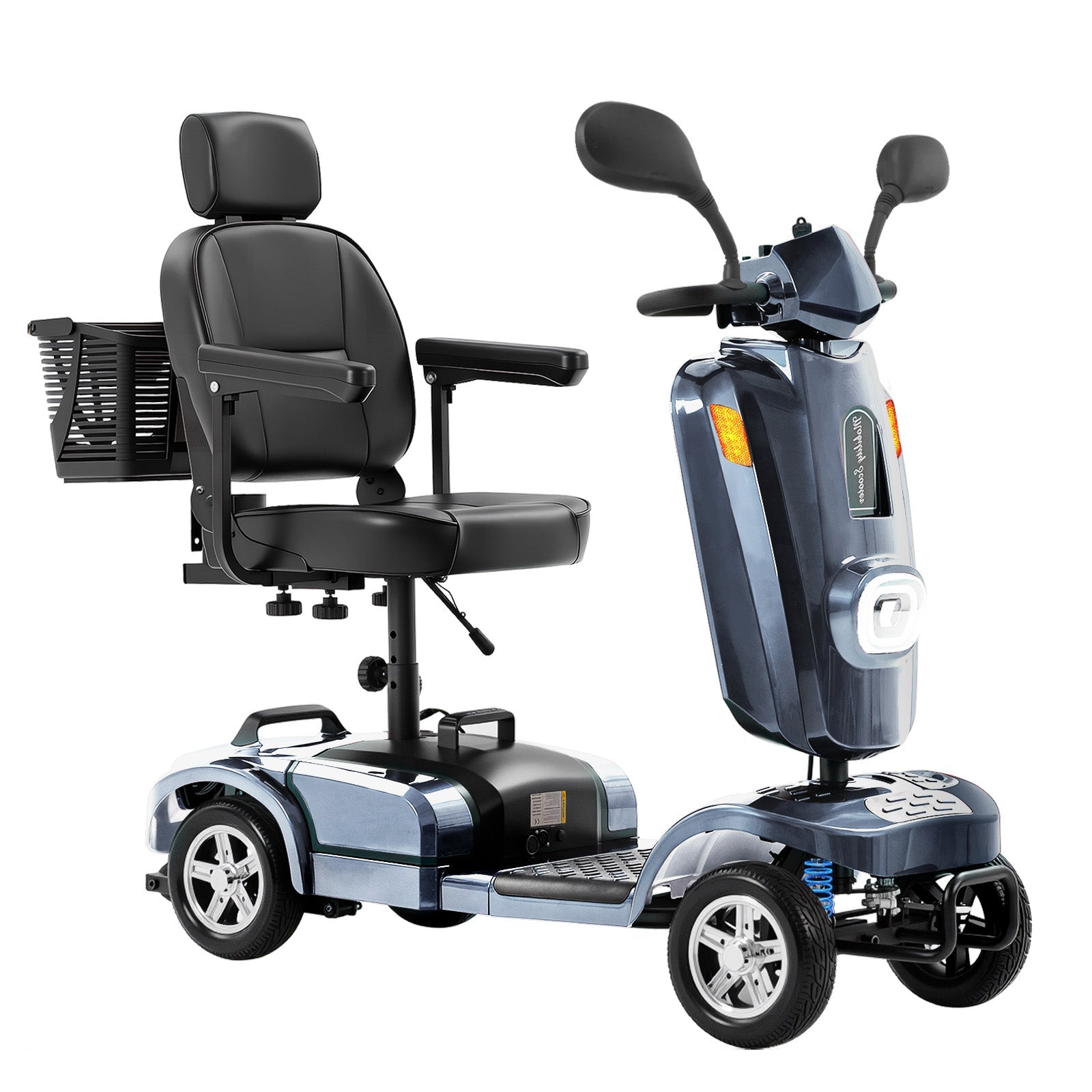 Ecomobi MS02 Plus Heavy Duty Mobility Scooter - 26 Miles Range - 28st - Class 3 Road Legal