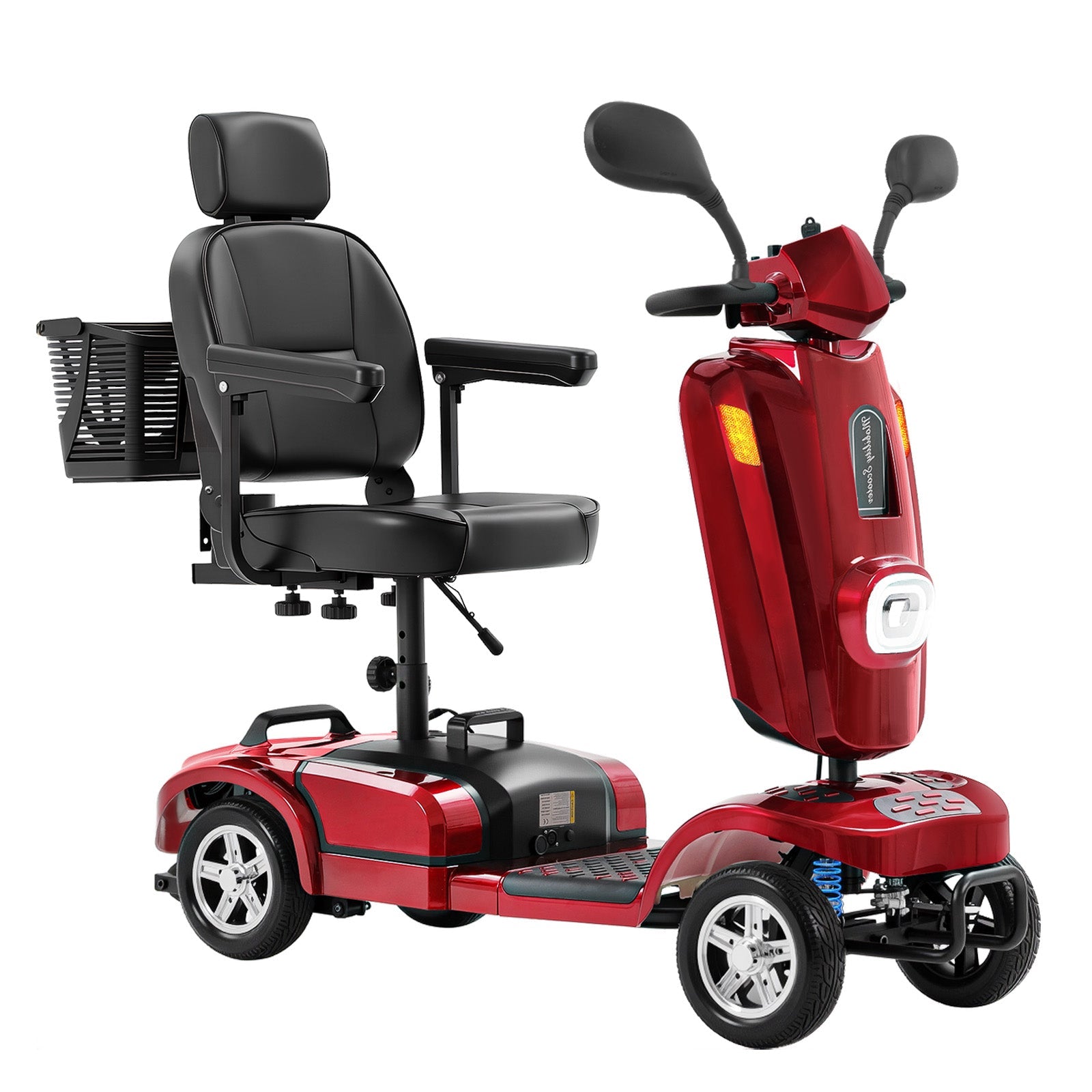 Ecomobi MS02 Plus Heavy Duty Mobility Scooter - 26 Miles Range - 28st - Class 3 Road Legal
