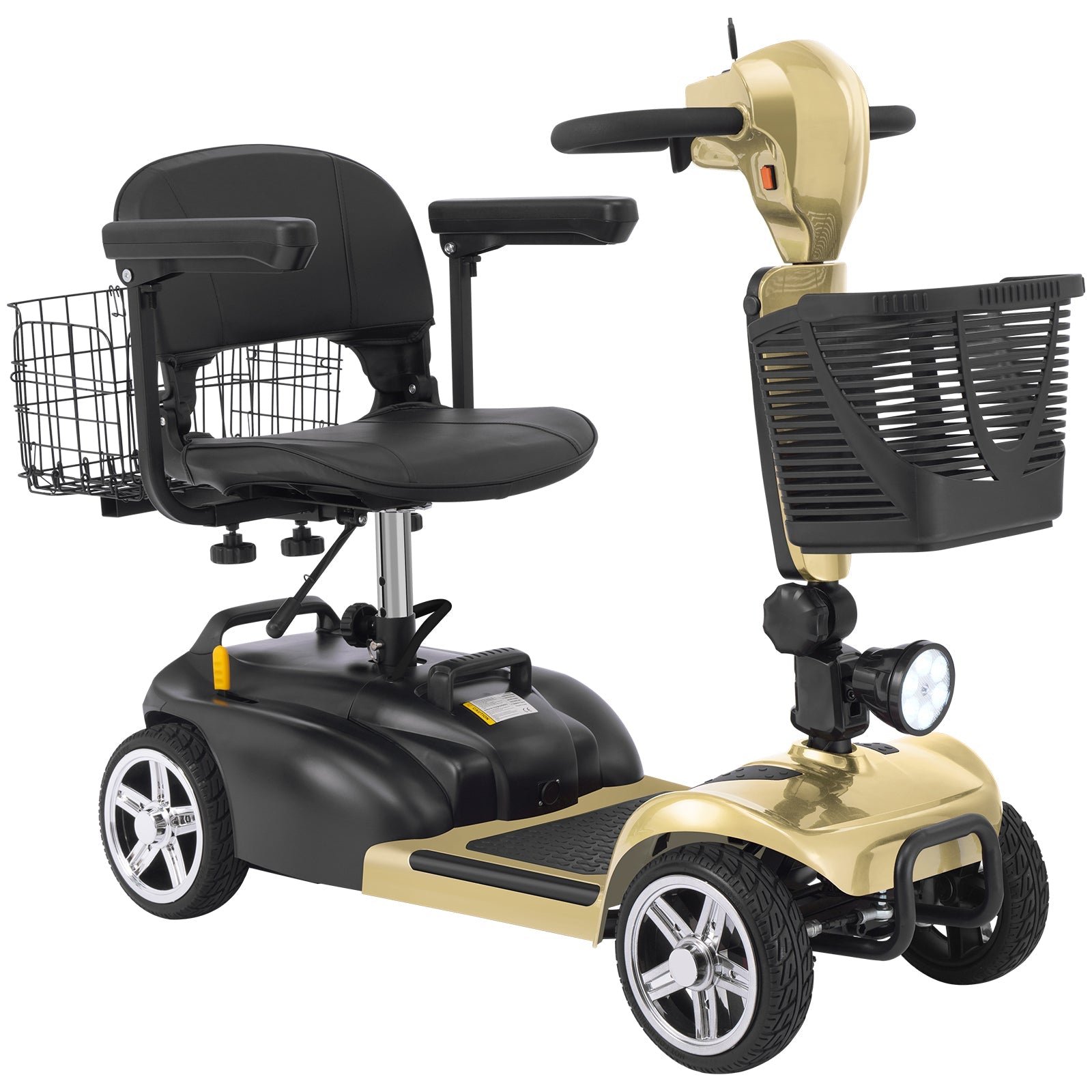 Ecomobi MS02 4-Wheel Mobility Scooter - 15 Miles (24km) Range - Stable & Compact Design