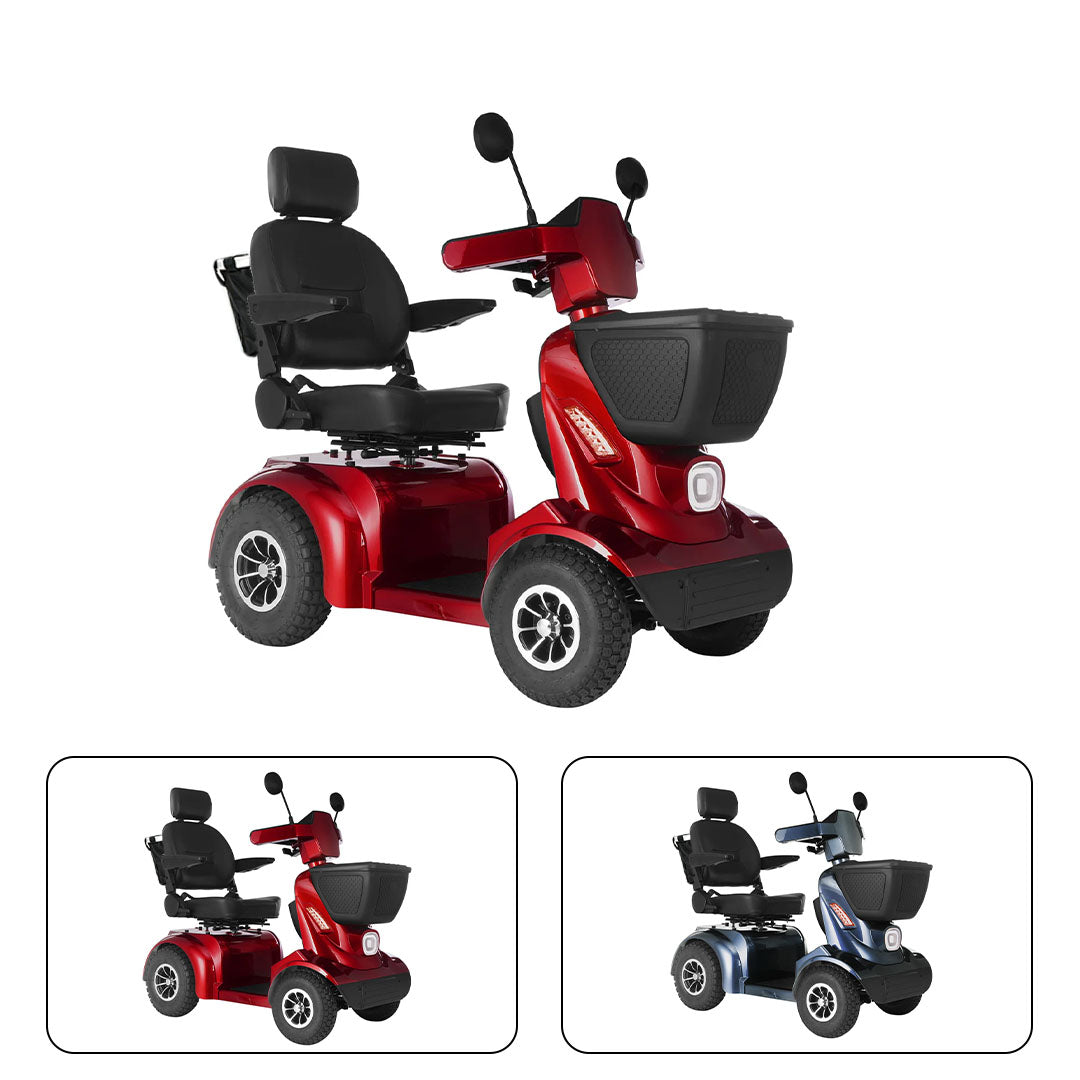 [ BACKORDER NOTICE ]Ecomobi MS02 MAX Heavy Duty Mobility Scooter - 32 Miles (51km) Range - 35st (227kg) Capacity
